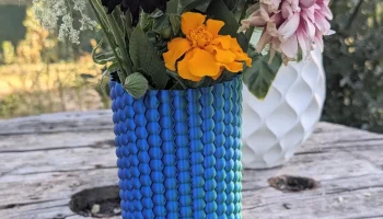 Ваза из кукурузных початков 1
