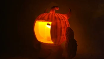 Держатель светодиодной чайной свечи Jack-o-Lantern Monster 5