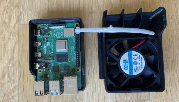 Корпус RASPBERRY PI 4, 50-мм вентилятор, безвинтовой 4