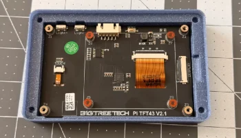 Плоская сетчатая юбка Voron BTT PiTFT43 2.1 Крепление ди... 3