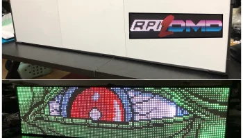 Игровые часы в стиле ретро - RPI2DMD - Leds SMD2121