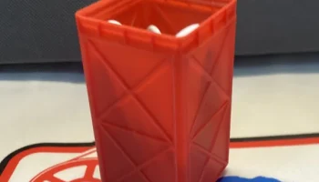 Корзина Gridfinity Vase Mode высотой 10U с более прочными...