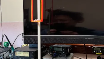 Портативный УВЧ MOXON от KA1CM 8