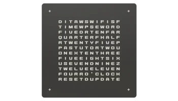 WordClock 14x14 Classic - 2025 8