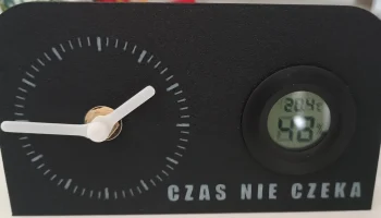 Часы и температура.