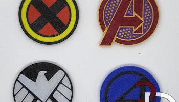Магниты/подставки на тему Marvel (набор 2)...