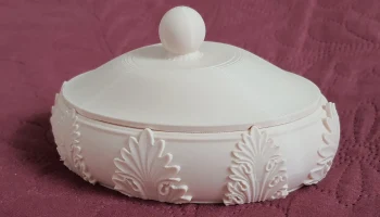Мыльница и шкатулка для драгоценностей (стиль Акант) 1