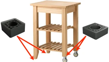Ножная часть кухонной тележки Ikea Bekv&auml;m 2