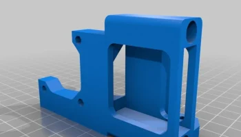 Prusa i3 Rework - крепление двигателя X с магнитным держа... 1