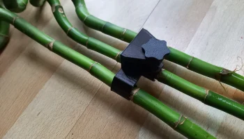 Счастливый бамбуковый держатель для аквариума.... 1
