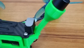 Крепление антенны Geprc/Phisital mark5 dji o3 ТПУ (4 верс...