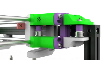 Блок натяжения ремней предыдущей версии Voron 3