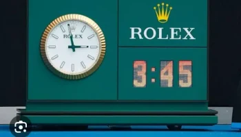 ROLEX ТЕННИС НАСТЕННЫЕ ЧАСЫ 3