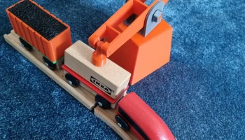 Кран с магнитом для деревянного паровозика ikea...... 1