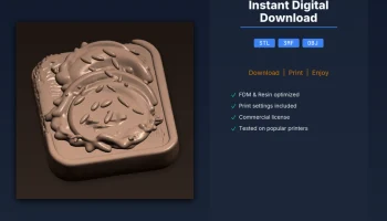 Магнит для тостов с авокадо - STL-файл для 3D-печати... 1