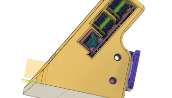 Корпус Raspberry PI 3B с 3,5-дюймовым сенсорным экраном v17 4