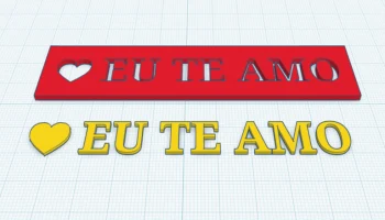 Площадь "EU TE AMO" в Корасане