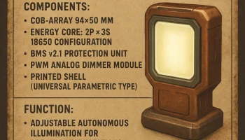 BLM-LAMP-12V-COB + Рассеиватель