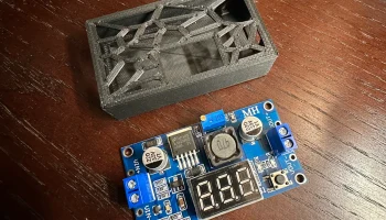 Корпус понижающего преобразователя - LM2596 66x36 + плат...