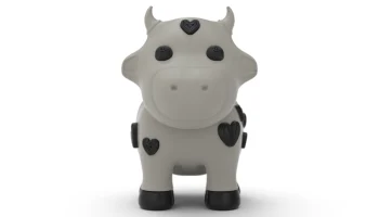 Ваза Love Cow: трогательное поздравление ко Дню святого В... 3