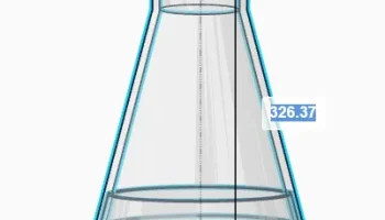 Большая колба Эрленмейера 5