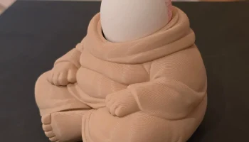 Подставка для яиц Chubby, медитирующего монаха, в японск... 3