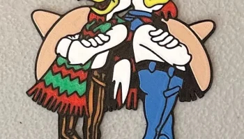 Многоцветный магнит Los Pollos Hermanos Многоцветный магнит Los Pollos Hermanos