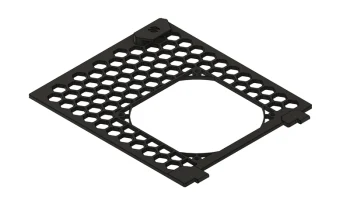 Шестигранная сетка на шарнирной задней панели Voron V0 с... 1