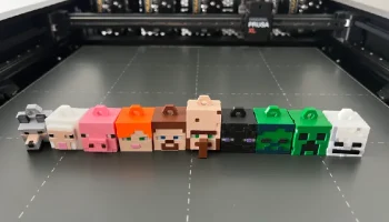 Брелки в стиле Minecraft