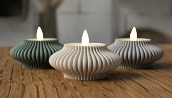 Красивый подсвечник для чайной свечи 0