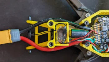 Крепление антенны и модуля FPV ELRS 1