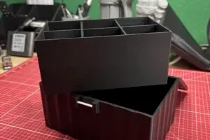 Box mit Verschlu&szlig; und Innenleben Aufbewarungsbox 5