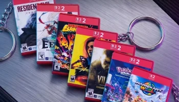 Брелок-футляр для игры Nintendo Switch 2 Брелок-футляр для игры Nintendo Switch 2