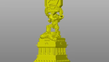 Памятник BT House Space Fist - 6 мм Памятник BT House Space Fist - 6 мм