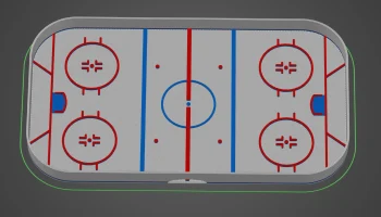 Мыльница Hockey Rink с дренажем 1