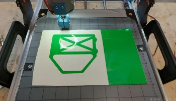 CNC 3018 и удлинитель 55мм для резки фольги Plotter 7