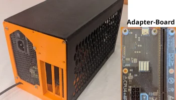 Корпус Thunderbolt eGPU для дешевой платы адаптера