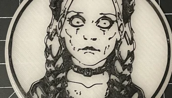 Zombie Girls Coasters - Layer and Thickness Remix