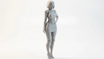 Фигурка Bionic Girl Женская фигура для 3D-печати 2