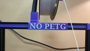 Знак NO-PETG 1