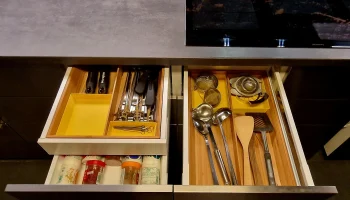 Отверстие для кухонного ящика IKEA * Лоток для столовых ... 1