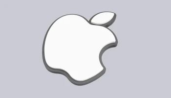 Магнит на холодильник Apple