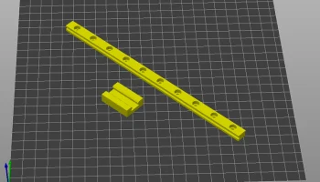 Рельсы и направляющий блок MGN9C для 3D-печати