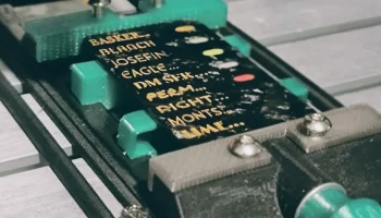 Низкопрофильный тиск для 3018 СNC