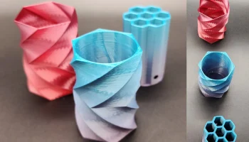 Шестигранная поворотная ваза с разделителем Solid и режим... 1