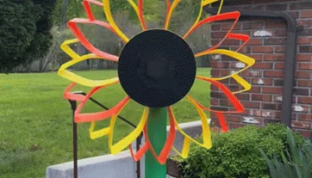 Prusament Spool Sunflower: Настенные часы/Уличная ветрян... 2