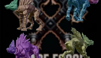 Savage Tracker Beasts - Alien Hunting Hounds STL Pack 5