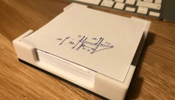 ДЕРЖАТЕЛЬ БЛОКА ДЛЯ ЗАМЕТОК / ZETTELBOX - ПОДХОДИТ ДЛЯ П...