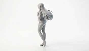 Фигурка девушки аниме, манга, коллекционная 3D-печать 2