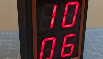Корпус для настольных светодиодных часов Корпус для настольных светодиодных часов